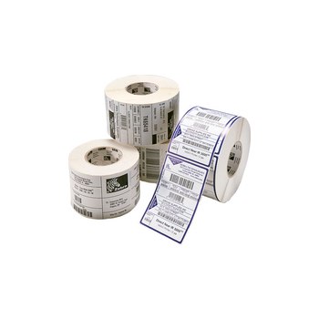 Zebra Z-Select 2000T - Papier - ultra-glänzend - permanenter Acrylklebstoff - beschichtet - perforiert - weiß - 102 x 38 mm 21480 Etikett(en) (12 Rolle(n)