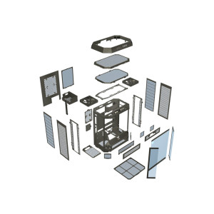 Thermaltake The Tower 600 - Mid tower - ATX - Seitenteil mit Fenster (gehärtetes Glas)