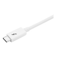 StarTech.com Thunderbolt 3 Kabel - 20Gbit/s - 1m - Weiß - 4K 60Hz - Passiv - Thunderbolt Kabel - USB Typ C Lader - Thunderbolt-Kabel - USB-C (M)