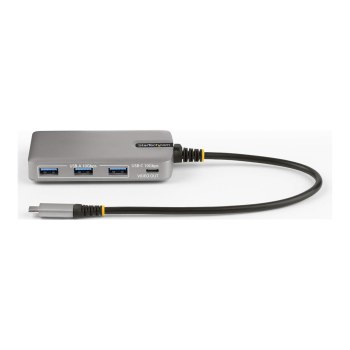 StarTech.com 4-Port USB-C Hub with USB-C DP Alt Mode Video Output 4K 60Hz, 3x USB-A, 1x USB-C, 100W Power Delivery Pass-Through, USB 3.2 Gen 2 (10Gbps)