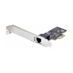 StarTech.com 1-Port 2.5G NBASE-T PCIe Network Card, Computer Network Interface Card, Intel I225-V, Single-Port Ethernet, Multi-Gigabit NIC (PR12GI-NETWORK-CARD)