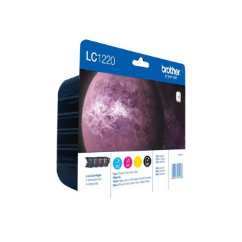 Brother LC1220VALBP - 4er-Pack - Schwarz, Gelb, Cyan, Magenta