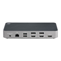 StarTech.com USB-C Triple Monitor Docking Station - HDMI/DP Triple 4k USB-C Dock - 5x USB Hub - GbE - 100W PD - Universal Multi Monitor Docking Station - Thunderbolt 3/4 Compatible (116E-USBC-DOCK)