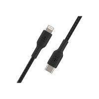 Belkin BOOST CHARGE - Lightning-Kabel - 24 pin USB-C männlich zu Lightning männlich - 1 m - Schwarz - USB-Stromversorgung (18 W)