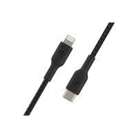 Belkin BOOST CHARGE - Lightning-Kabel - 24 pin USB-C männlich zu Lightning männlich - 2 m - Schwarz - USB-Stromversorgung (18 W)