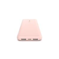 Belkin BoostCharge - Powerbank - 10000 mAh - 18 Watt - 3 Ausgabeanschlussstellen (24 pin USB-C, 2 x USB)