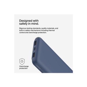 Belkin BoostCharge - Powerbank - 10000 mAh - 18 Watt - 3 Ausgabeanschlussstellen (24 pin USB-C, 2 x USB)