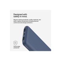 Belkin BoostCharge - Powerbank - 10000 mAh - 18 Watt - 3 Ausgabeanschlussstellen (24 pin USB-C, 2 x USB)