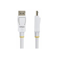 StarTech.com 10ft White VESA Certified DisplayPort 1.2 Cable with Latches - DisplayPort-Kabel - DisplayPort (M)