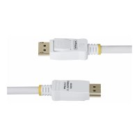 StarTech.com 10ft White VESA Certified DisplayPort 1.2 Cable with Latches - DisplayPort-Kabel - DisplayPort (M)