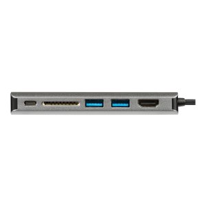 StarTech.com USB-C Multiport Adapter - 2x USB 3.0 / HDMI / SD / Gigabit Ethernet - mit Stromversorgung (USB PD)