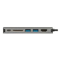 StarTech.com USB-C Multiport Adapter - 2x USB 3.0 / HDMI / SD / Gigabit Ethernet - mit Stromversorgung (USB PD)