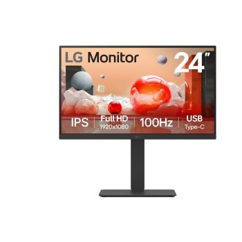 LG 24BA650-B - LCD-Monitor - 61 cm (24") (23.8" sichtbar)