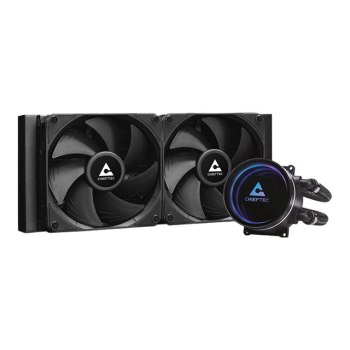 Chieftec Iceberg 240 DARK - processor liquid cooling system - cooler size: 240 mm - (for: LGA1150, LGA1151, LGA1155, LGA1156, LGA1200, LGA1700, LGA1851, AM2, AM2+, AM3+, AM4, AM5, FM1, FM2, FM2+)