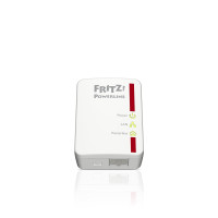 AVM FRITZ!Powerline 510E - 20002575 - Powerline Adapterkit - HomePlug AV (HPAV) - an Wandsteckdose anschließbar (Packung mit 2)