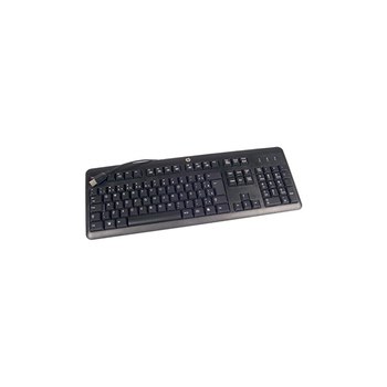 HP 672647-043 - Volle Größe (100%) - Kabelgebunden - USB - Membran Key Switch - QWERTZ - Schwarz