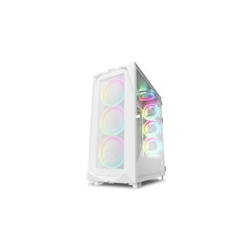 Sharkoon Gehäuse REV300 ATX/E-ATX 2xGlas weiß - Tower - ATX