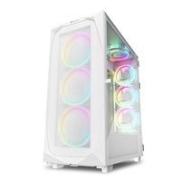 Sharkoon Gehäuse REV300 ATX/E-ATX 2xGlas weiß - Tower - ATX