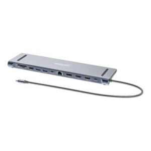 Manhattan 12-in-1 - Dockingstation - USB-C 3.2 Gen 1