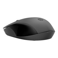 HP 150 - Mouse - For right-handed people - optical - 3 buttons - wireless - 2.4 GHz - wireless receiver (USB)