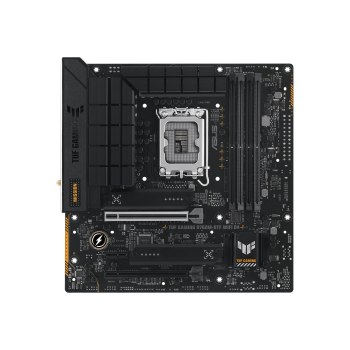 ASUS TUF GAMING B760M-BTF WIFI D4 - Motherboard - micro ATX - LGA1700-Sockel - B760 Chipsatz - USB-C 3.2 Gen 2x2, USB-C 3.2 Gen2, USB-C 3.2 Gen 1, USB 3.2 Gen 2, USB 3.2 Gen 1 - 2.5 Gigabit LAN, Wi-Fi 6, Bluetooth - Onboard-Grafik (CPU erforderlich)