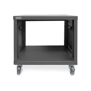 DIGITUS Universal 19-Zoll Equipment Rack mit Rollen, 8HE