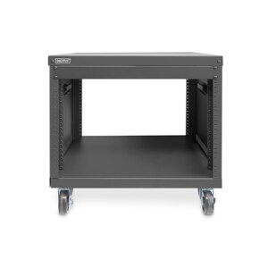 DIGITUS Universal 19-Zoll Equipment Rack mit Rollen, 8HE