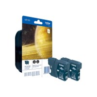 Brother LC1100BKBP2 - 2er-Pack - Schwarz - original