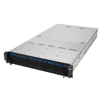 ASUS RS521A-E12-RS24U Socket SP5 Armadio (2U) Nero, Argento