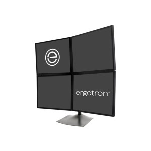 Ergotron DS100 Quad-Monitor Desk Stand - Aufstellung -...