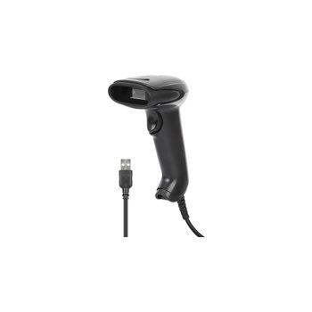 Manhattan 2D LED Barcodescanner 320mm 1.4m USB-Kabel schwarz