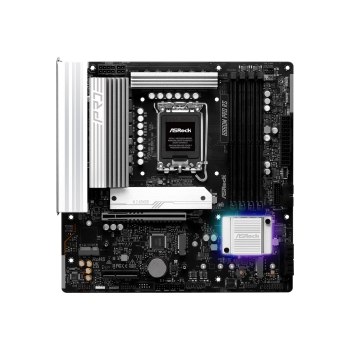 ASRock B860M Pro RS - Motherboard - micro ATX - LGA1851-Sockel - B860 Chipsatz - USB-C 3.2 Gen 2x2, USB-C 3.2 Gen2, USB 3.2 Gen 2, USB 3.2 Gen 1 - 2.5 Gigabit LAN, Bluetooth - Onboard-Grafik (CPU erforderlich)