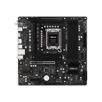 ASRock B860M Pro-A WiFi - Motherboard - micro ATX - LGA1851 socket - B860 chipset - USB-C 3.2 Gen 2x2, USB-C 3.2 Gen 1, USB 3.2 Gen 1 - 2.5 Gigabit LAN - Onboard graphics (CPU required)