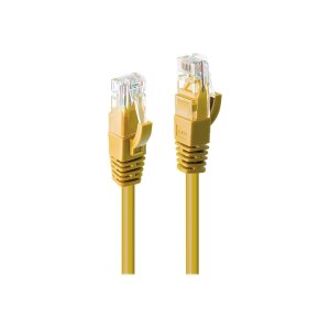 Lindy 0.5m CAT6 U/UTP Network Cable, Yellow