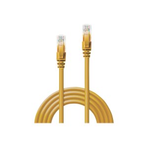 Lindy 48061 cavo di rete Giallo 0,5 m Cat6 U/UTP (UTP)