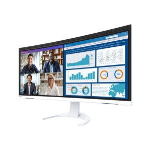 EIZO FlexScan EV3450XC-WT - With FlexStand - LED monitor...
