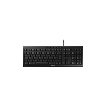 Cherry STREAM KEYBOARD - Volle Größe (100%) - Kabelgebunden - USB - Mechanischer Switch - QWERTZ - Schwarz