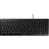 Cherry STREAM KEYBOARD - Volle Größe (100%) - Kabelgebunden - USB - Mechanischer Switch - QWERTZ - Schwarz