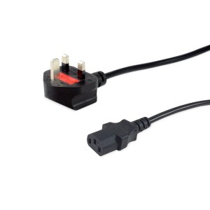 Equip IEC power cable UK-BS1363 -> C13 7.5m St/Bu...