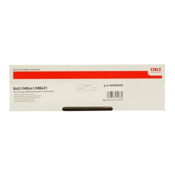 OKI Schwarz - Original - Tonerpatrone - für B401d, 401dn