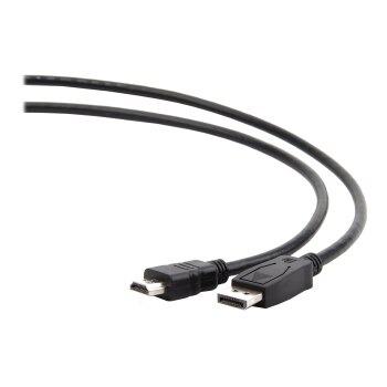 Gembird Cablexpert CC-DP-HDMI-1M - Adapterkabel - DisplayPort männlich zu HDMI männlich