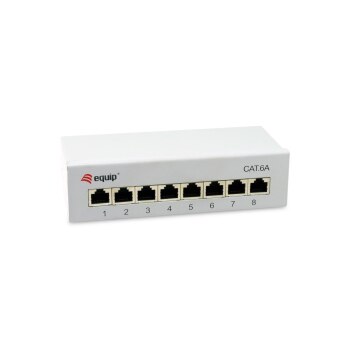 Equip Patchpanel 8x RJ45 Cat6A FTP 1HE Keystone Montage gr - Patch-Panel