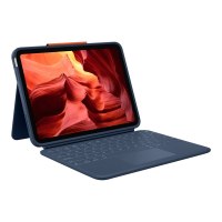 Logitech Rugged Combo 4 Touch - Tastatur und Foliohülle - mit Trackpad - Apple Smart connector - für Apple 10.9-inch iPad (10. Generation)