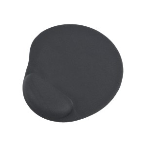 Gembird MP-GEL-BLACK - Mousepad with Wrist Cushion