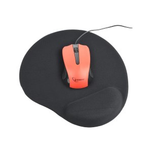 Gembird MP-GEL-BLACK - Mousepad with Wrist Cushion