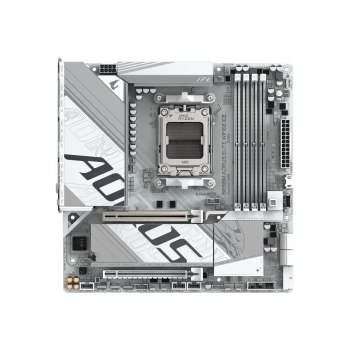 Gigabyte AORUS B850M ELITE WIFI6E ICE - Motherboard - micro ATX - Socket AM5 - AMD B850 Chipsatz - USB-C 3.2 Gen 2x2, USB-C 3.2 Gen2, USB 3.2 Gen 1, USB 3.2 Gen 2 - Bluetooth, 2.5 Gigabit LAN, Wi-Fi 6E - Onboard-Grafik (CPU erforderlich)