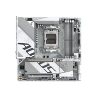 Gigabyte AORUS B850M ELITE WIFI6E ICE - Motherboard - micro ATX - Socket AM5 - AMD B850 Chipsatz - USB-C 3.2 Gen 2x2, USB-C 3.2 Gen2, USB 3.2 Gen 1, USB 3.2 Gen 2 - Bluetooth, 2.5 Gigabit LAN, Wi-Fi 6E - Onboard-Grafik (CPU erforderlich)