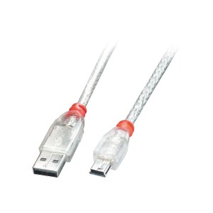 Lindy 41780 cavo USB USB 2.0 0,2 m USB A Mini-USB B 0,48...