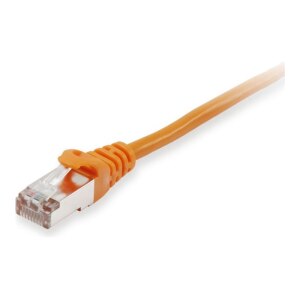 Equip Cat.6A S/FTP Patch Cable, Orange, 1.5m