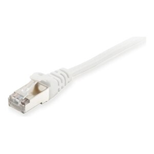 Equip Cat.6A S/FTP Patch Cable, White, 0.15m